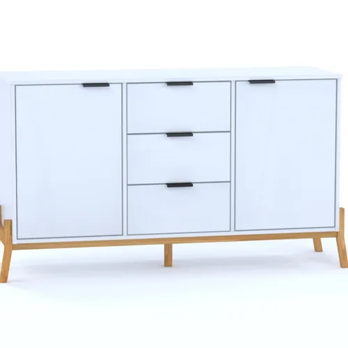 APARADOR JAPON CS9160 NATURAL BLANCO - Muebles para TV, Uruguay | Rosas Hermanos