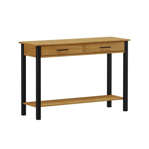 Mesa de arrime 2 cajones - Linea Loft en Multicolor - Mesas de arrimo, Uruguay | Ecowood