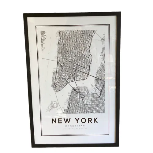 Cuadro New York - 40 x 60 cm con Vidrio - Decoración de pared, Uruguay | Berna home