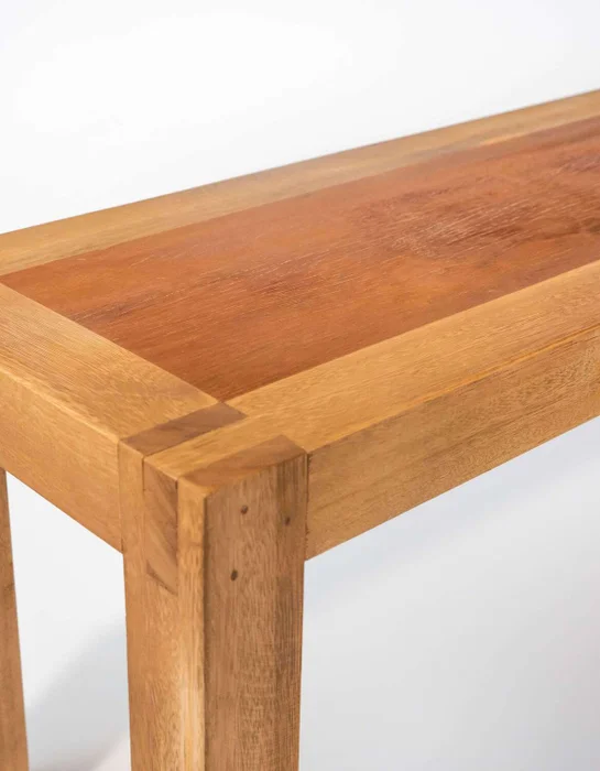 BANCO / PIE DE CAMA GAROPABA 1,38mt en Madera natural - Butacas, banquetas y puffs, Uruguay | Fundamento Muebles, vista 3