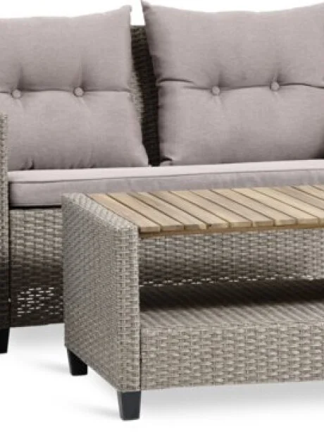 Juego de jardín VEN 4 personas natural en Madera natural - Muebles para el exterior, Uruguay | JYSK