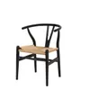 Silla WISHBONE en Madera - Negro en Negro - Sillas, Uruguay | Finkel, vista 1 de 6