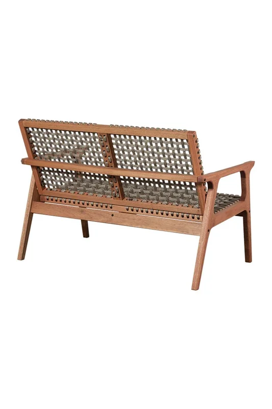 SOFA TRACO 2 LUGARES CUERDA RAMI 119x72x83CM JATOBA - Muebles para el exterior, Uruguay | Vinibel, vista 3