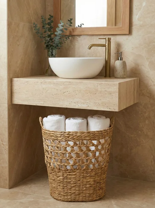 Canasto Alba Extra Grande en Madera natural - Canastos, Uruguay | Indrana, vista 5