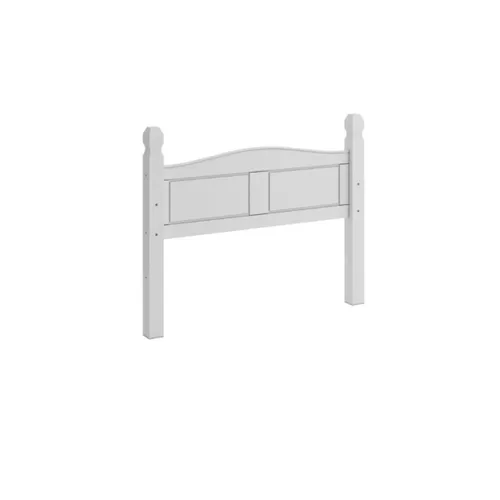 Respaldo Linea Mexicana Madera Maciza 140cm en Blanco - Respaldos de cama, Uruguay | Rústico Hogar