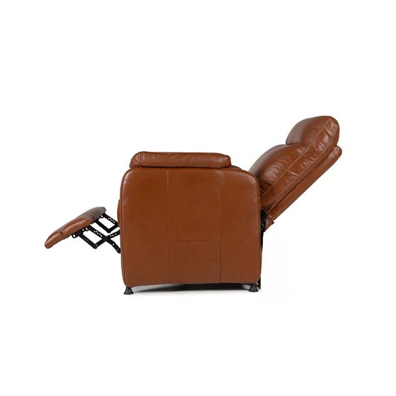 Butaca Max (Reclinable eléctrica) - Cuero Básico - 457 (Brandy) en Naranja - Butacas, banquetas y puffs, Uruguay | Nyr, vista 5