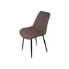 SILLA VOLGA PU/METAL MARRON/NEGRO en Marrón - Sillas, Uruguay | Koz, vista 1 de 4