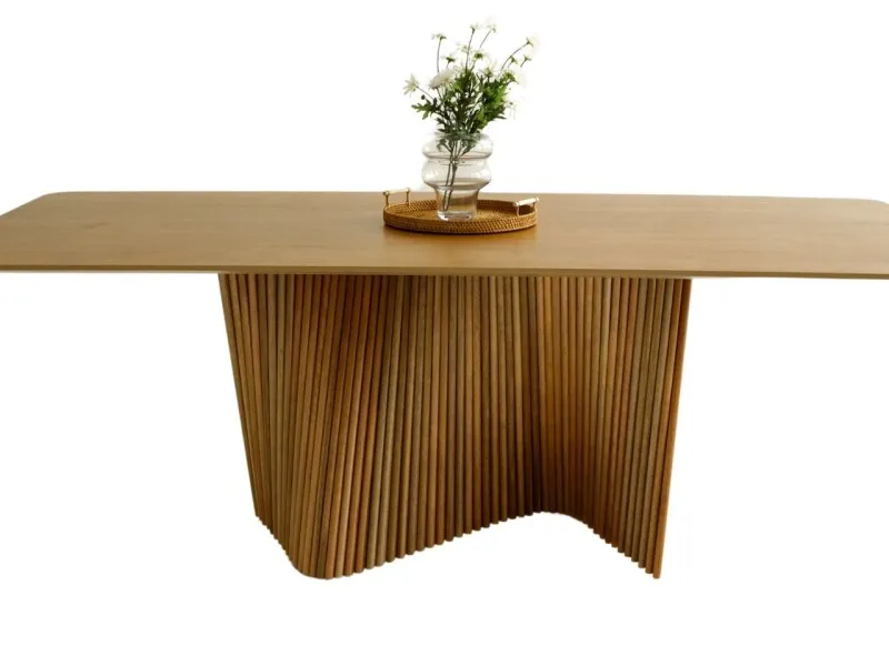 Mesa MALVA 2.20m Madera en Mesa MALVA 2.20m Madera - Mesas de comedor, Uruguay | Finkel