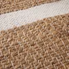 Alfombra Oriza de Yute Natural con Líneas Blancas - 200 x 140 cm - Textiles, Uruguay | Berna home, vista 2 de 2
