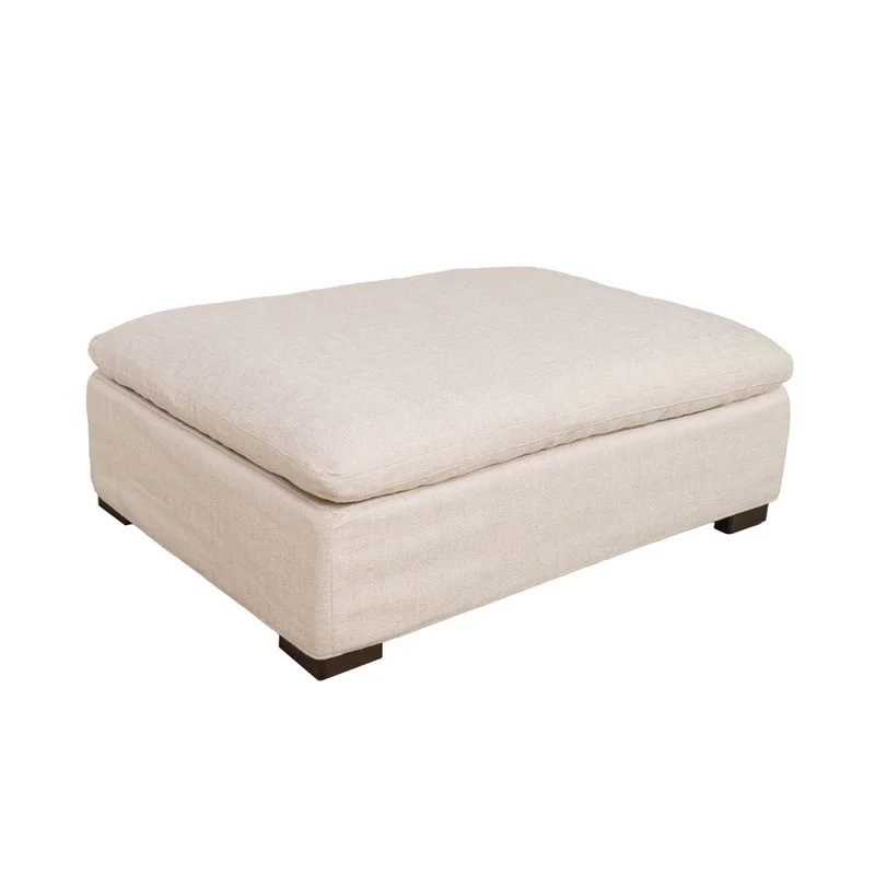 Sofá C/chaise Y Fundas Desmontables 3 Cuerpos Tela-premium Natural-beige Moma Natural en Madera natural - Sillones y sofás, Uruguay | Divino, vista 8