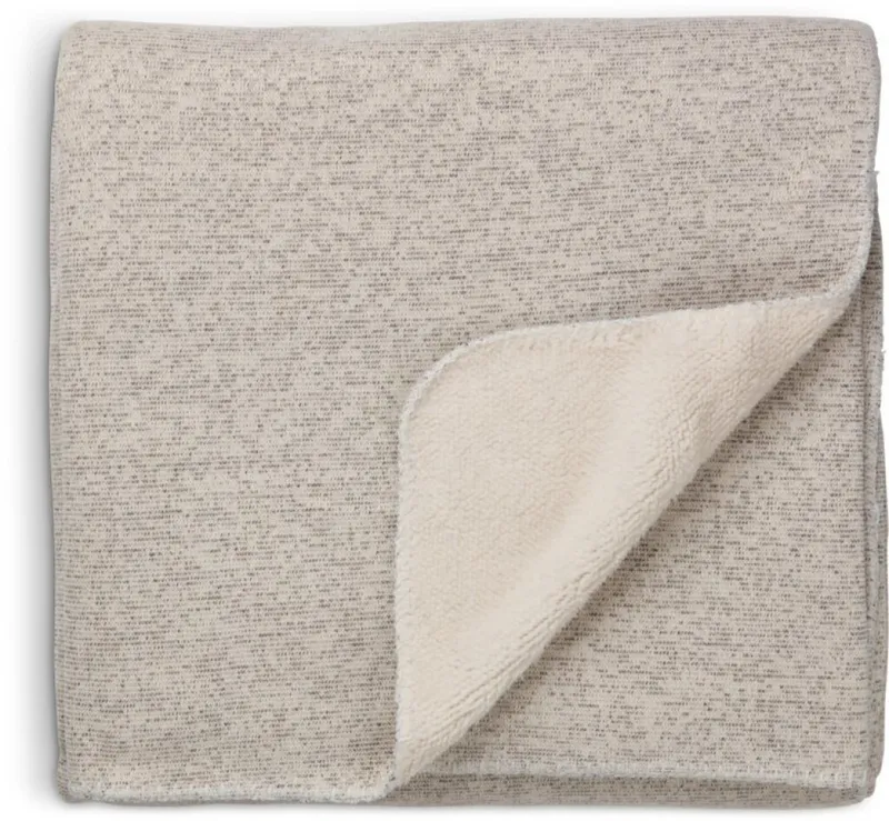 Manta throw GEDEBLAD 130x180 chenille gris/blanco en Beige - Textiles, Uruguay | JYSK