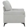 BUTACA Tela y Madera Natural Living - Cracovia - Gris Claro en Gris - Sillones y sofás, Uruguay | Ecowood, vista 4 de 5