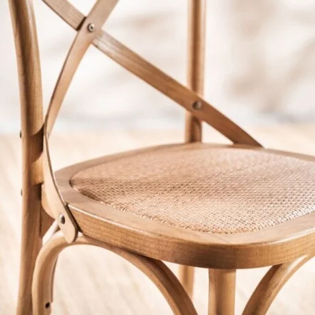 Silla De Comedor Amelie Teca - Sillas, Uruguay | Aihaus, vista 3