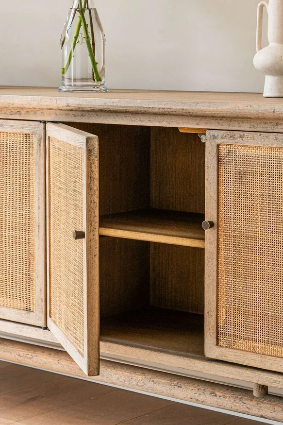 APARADOR SAKURA - PINO MACIZO RECICLADO GRIS en Madera natural - Muebles para TV, Uruguay | La Iberica, vista 2