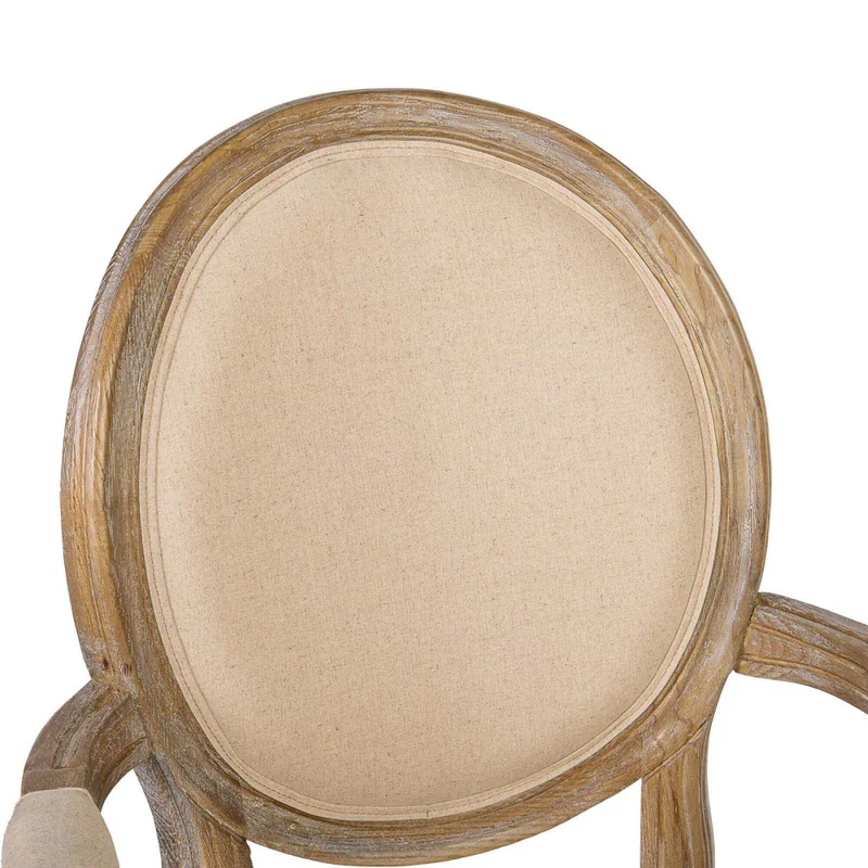 Butaca Madera-y-tela Natural-beige Estilo Luis Xv en Madera natural - Sillas, Uruguay | Divino, vista 6