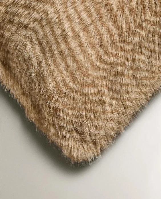 FUNDA COJÍN PELO PRINT VETAS - Textiles, Uruguay | Zara Home, vista 3
