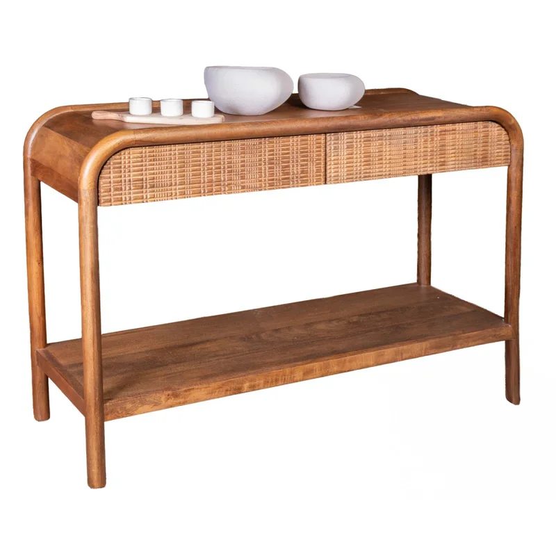 Consola Madera-de-mango Marron Bento Walnut en Marrón - Mesas de living, Uruguay | Divino, vista 5