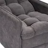 Poltrona reclinable Con Puff - Luxor - Gris en Gris - Sillones y sofás, Uruguay | Ecowood, vista 2 de 5