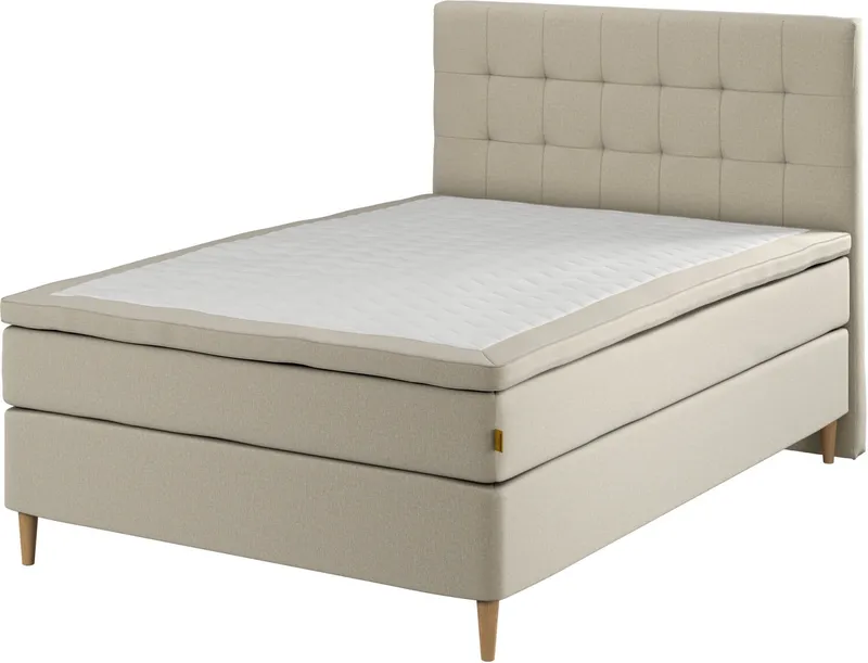 Respaldo capitoneado 140x125 H50 sand-91 en Beige - Respaldos de cama, Uruguay | JYSK