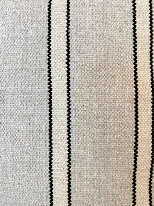 Almohadón Algodón Raya Cuadrado Gris|Negro|Natural en Multicolor - Textiles, Uruguay | Indrana, vista 2