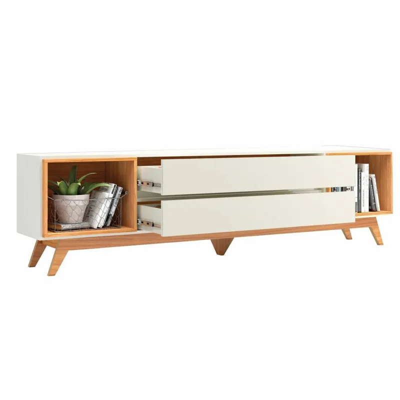 Rack TV Gaia en Rack Montana gris claro, Rack Montana gris oscuro - Muebles para TV, Uruguay | Casa Brava