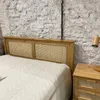 Respaldo de Madera de Pino y Rattán Natural - Linea Yakarta - Respaldos de cama, Uruguay | Berna home, vista 4 de 4
