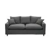 Sofa 3 Cuerpos Moderno Tapizado Tela Con Patas en Gris - Sillones y sofás, Uruguay | Soy Hogar, vista 5 de 8