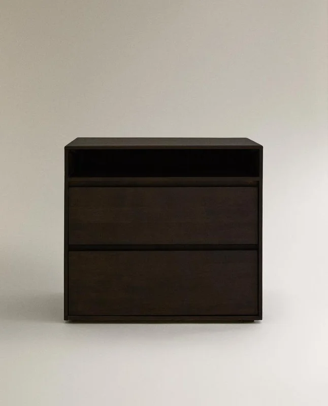 MESITA  DE NOCHE GRANDE MADERA en Marrón - Mesas de luz, Uruguay | Zara Home, vista 6