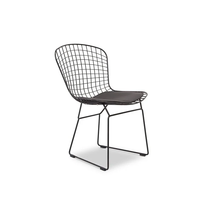Silla Bertoia - Negra – Diseño icónico en Negro - Sillas, Uruguay | Samic, vista 3