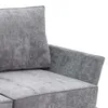 Sofá Amadeus - Tela Microfibra - 2 cuerpos - 2222 (Grafito) en Gris - Sillones y sofás, Uruguay | NYR, vista 5 de 8