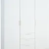 Armario JENSLEV 144x176 combinado blanco en Blanco - Roperos y placares, Uruguay | JYSK, vista 1 de 3