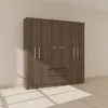 Placard Ropero 6 Puertas Mdp Marron 0600r Viena en MALBEC - Roperos y placares, Uruguay | Divino, vista 1 de 3