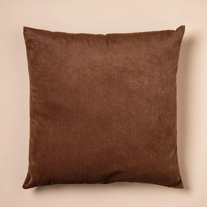 Almohadón Liso Chenille en Marrón - Textiles, Uruguay | Arredo, vista 2