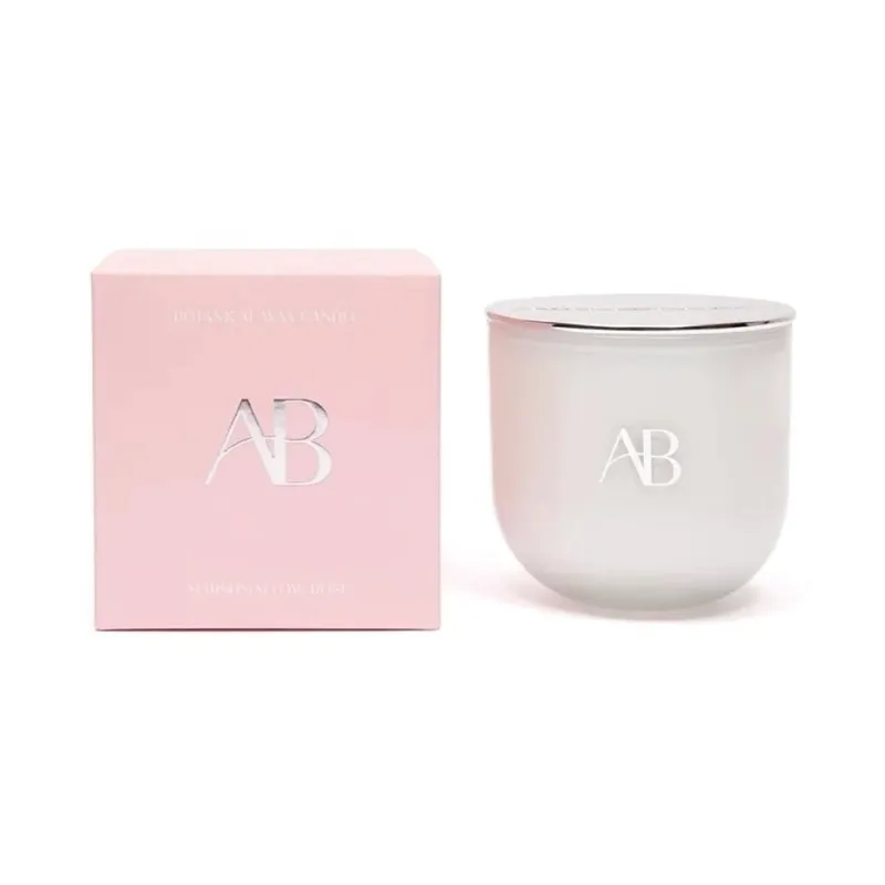 VELA AROMATIVA 340G MARSHMALLOW ROSA en Rosa - Velas y Portavelas, Uruguay | Decohogar