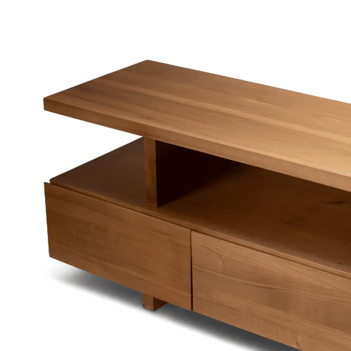 Rack Tres Cajones en Madera natural - Muebles para TV, Uruguay | Diseno Montevideo, vista 5