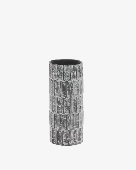 Jarrón Arisa de papel maché negro 31 cm en Negro - Jarrones, Uruguay | Kavehome