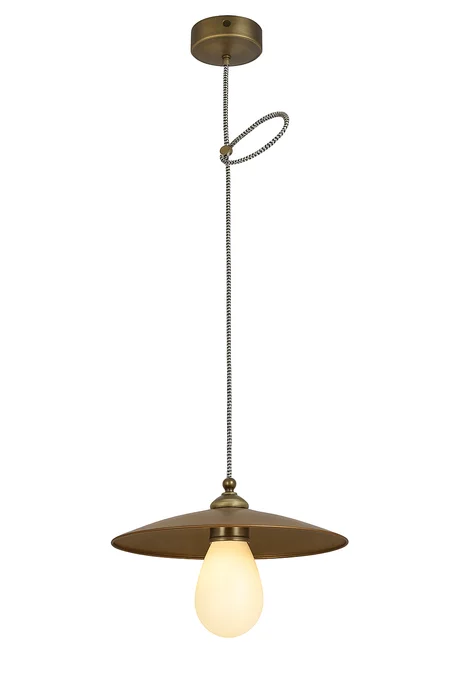 Vintage Brown con bombilla Redonda en Marrón - Lámparas colgantes, Uruguay | Darko Lighting