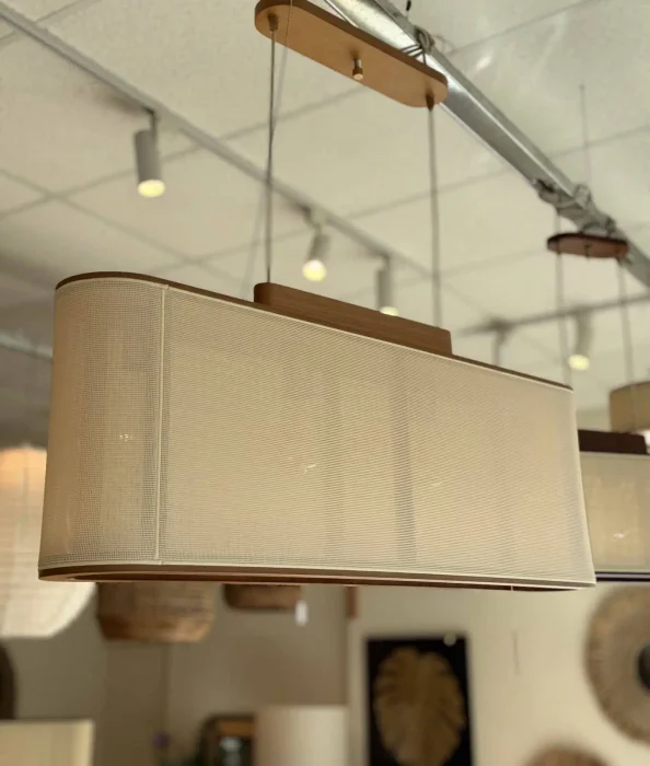 Luminaria colgante eliptica slim en Beige - Lámparas colgantes, Uruguay | FMB