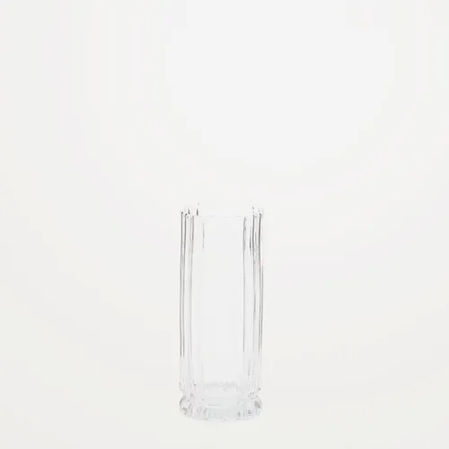 Jarrón Neblan de vidrio transparente 25,5 cm en Transparente - Jarrones, Uruguay | Kavehome
