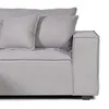 Sofá Modular Maia (3 módulos) - Tela Microfibra - 12074 (Ceniza) en Gris - Sillones y sofás, Uruguay | NYR, vista 3 de 6