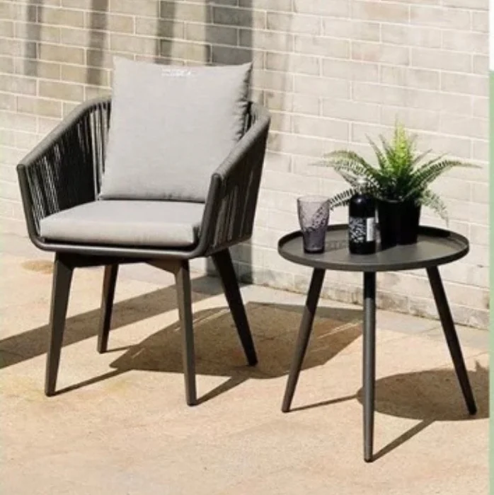 Mesa de Metal MM01 en Gris - Mesas de living, Uruguay | Simple Deco