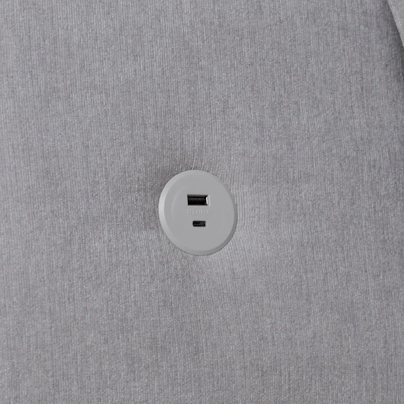 Sofá Cama Niki - Con mesa - Tela Microfibra - 10286 (Gris) en Gris - Sillones y sofás, Uruguay | Nyr, vista 6