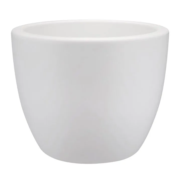 Maceta Pure Soft Round en Blanco - Macetas, Uruguay | Tutto Deco