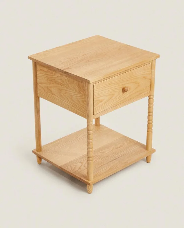 MESITA NOCHE DE MADERA en Madera natural - Mesas de luz, Uruguay | Zara Home, vista 3