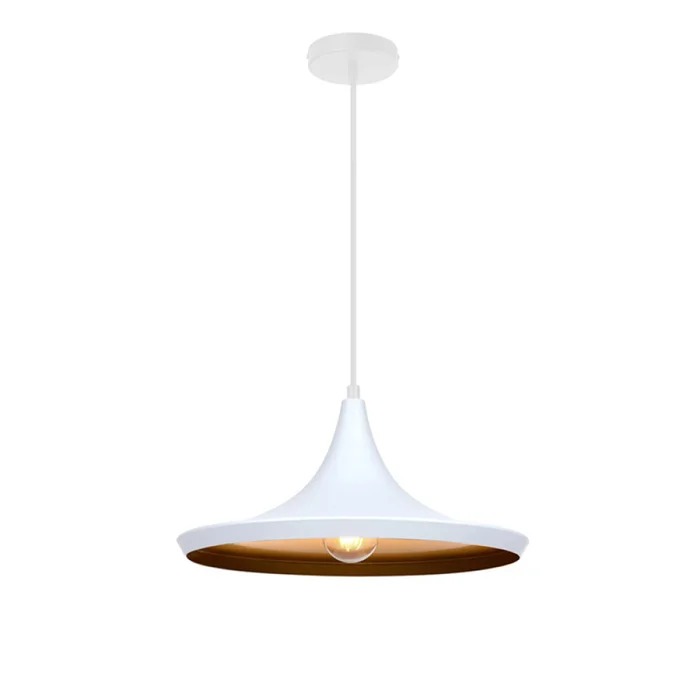 Luminaria Colgante Geisha 3 Blanca ø 36 cm en Blanco - Lámparas colgantes, Uruguay | Serlux