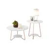 Mesa De Living Mesa Lateral Ratona Linea Retro Blanco - Mesas de arrimo, Uruguay | Muebles Express, vista 1 de 3
