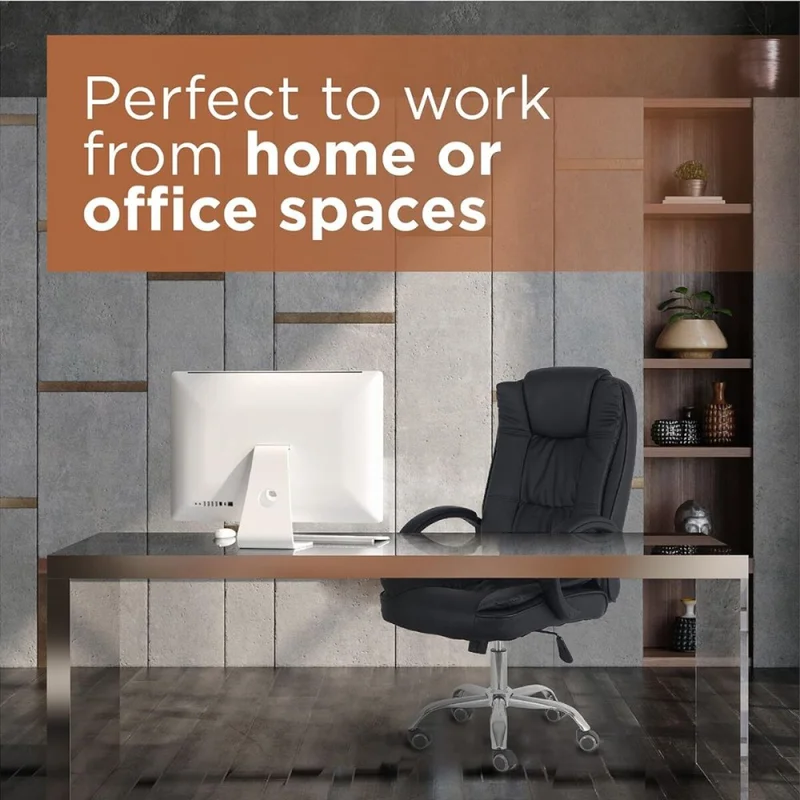 Silla De Oficina Zenith Executive en Negro - Sillas de escritorio, Uruguay | La Cueva Muebles, vista 10