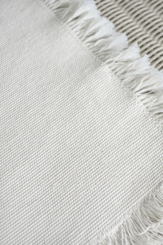 INDIVIDUAL CON FLECOS NATURAL en Multicolor - Textiles, Uruguay | Sentido Jose Ignacio, vista 5