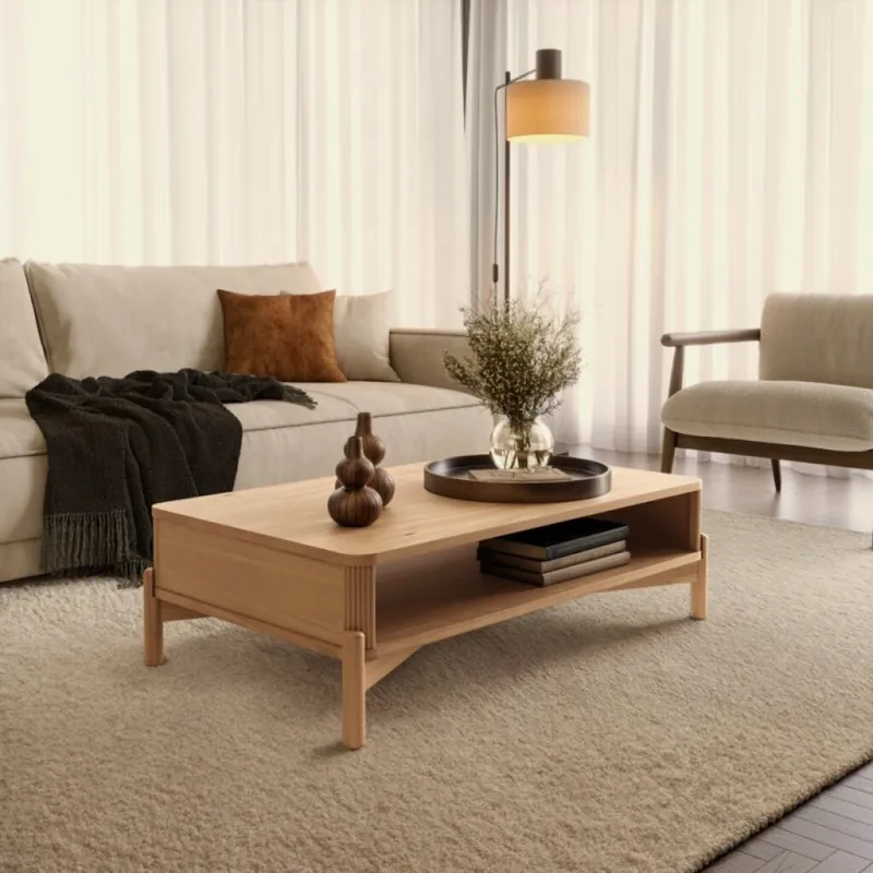 Mesa De Centro Nest 4 Tauri en Madera natural - Mesas de living, Uruguay | Aihaus