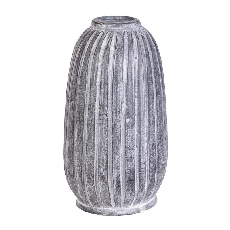 Jarrón Zag 33.071.087 Ceramica Negro Negro/blanco en NEGRO/BLANCO - Jarrones, Uruguay | Divino